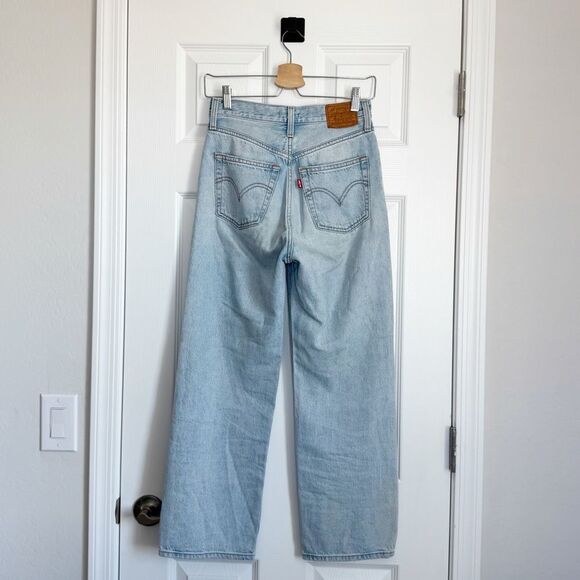 LEVI’S Premium Ribcage Straight Ankle Jeans in Middle Road Size 26 - Picture 11 of 16